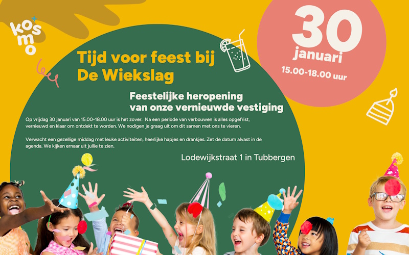 Make-over De Wiekslag afgerond: feestje 30 januari