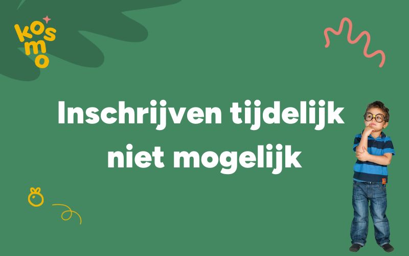 Ouderapp en inschrijven tijdelijk niet mogelijk